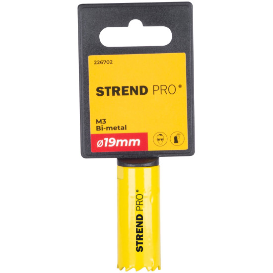 Lõiker Strend Pro BHS44, 19 mm, M3 bimetall, metallist kroon, saag Lõiker Strend Pro BHS44, 19 mm, M3 bimetall, metallist kroon, saag
