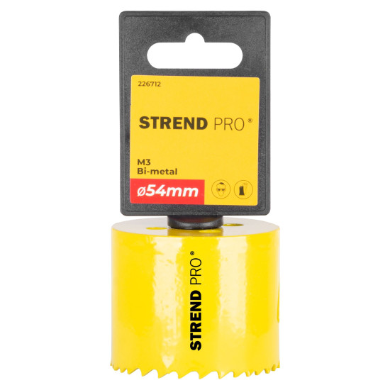 Strend Pro BHS44 cutter, 54 mm, M3 Bi-metal, metal crown, saw Strend Pro BHS44 cutter, 54 mm, M3 Bi-metal, metal crown, saw