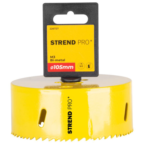 Lõiker Strend Pro BHS44, 105 mm, M3 bimetall, metallist kroon, saag Lõiker Strend Pro BHS44, 105 mm, M3 bimetall, metallist kroon, saag