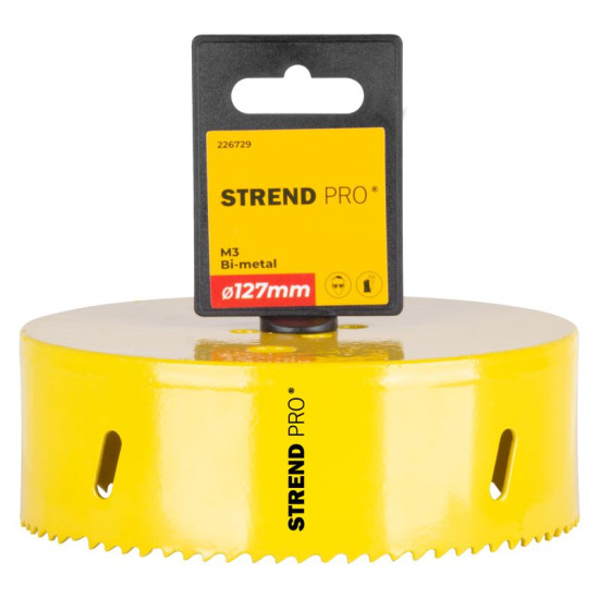 Lõiker Strend Pro BHS44, 127 mm, M3 bimetall, metallist kroon, saag Lõiker Strend Pro BHS44, 127 mm, M3 bimetall, metallist kroon, saag