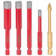 Teemantotsikute komplekt Strend pro premium, 6-8-10-12 mm, HEX, klaasipuur 6 mm Teemantotsikute komplekt Strend pro premium, 6-8-10-12 mm, HEX, klaasipuur 6 mm