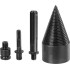 Küttepuude lõhkumiskoonus Strend Pro, kiil, koonus, 60 mm, adapter 3x, puidu jaoks