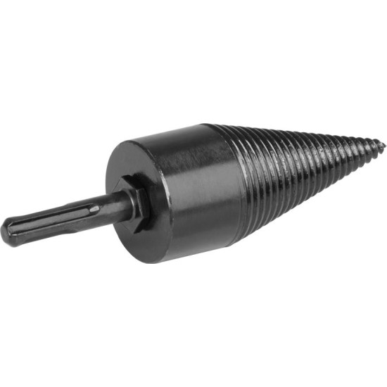 Конус для колки дров Strend Pro,  клин, конус, 42 мм, HEX 1/2" и адаптеры SDS+, для дерева
