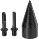 Конус для колки дров Strend Pro,  клин, конус, 42 мм, HEX 1/2" и адаптеры SDS+, для дерева