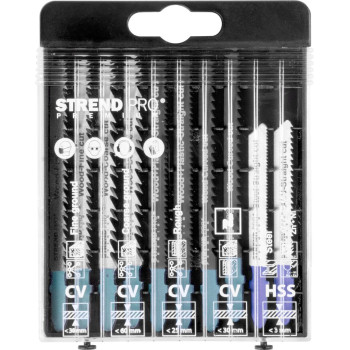 Blades for reciprocating saw Strend Pro Premium, set, mix, pack. 10 pcs