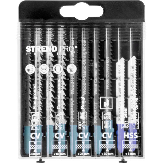 Blades for reciprocating saw Strend Pro Premium, set, mix, pack. 10 pcs Blades for reciprocating saw Strend Pro Premium, set, mix, pack. 10 pcs
