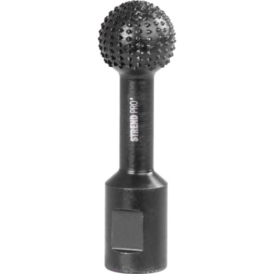 Rasp Strend Pro RSP41, puidule, 30 mm, nurklihvijale, sfääriline, must