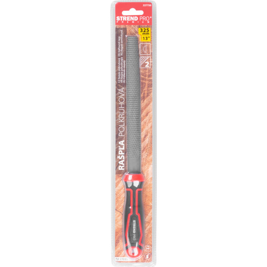 Strend Pro Premium ComfortGrip DL651 rasp, 325 mm, semi-circular