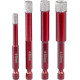 Strend Pro Premium lõikurite komplekt, 6-8-10-12 mm, 1/4" kuuskant, teemant, kroonid, professionaalne, aukude puurimismalliga Strend Pro Premium lõikurite komplekt, 6-8-10-12 mm, 1/4" kuuskant, teemant, kroonid, professionaalne, aukude puurimismalliga