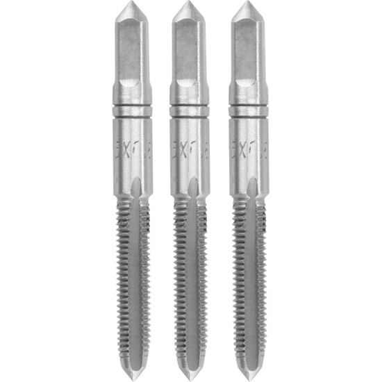 Метчик Strend Pro, M5, 0,8 мм, DIN352, уп. 3 шт