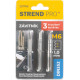 Метчик Strend Pro, M6, 1 мм, DIN352, уп. 3 шт