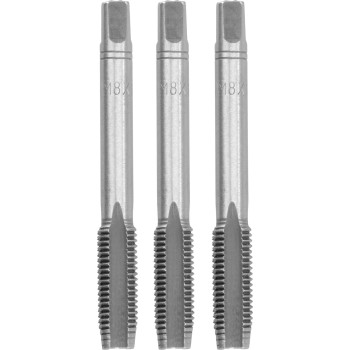 Метчик Strend Pro, M8, 1 мм, DIN352, уп. 3 шт