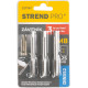 Метчик Strend Pro, M8, 1,25 мм, DIN352, Уп 3 шт