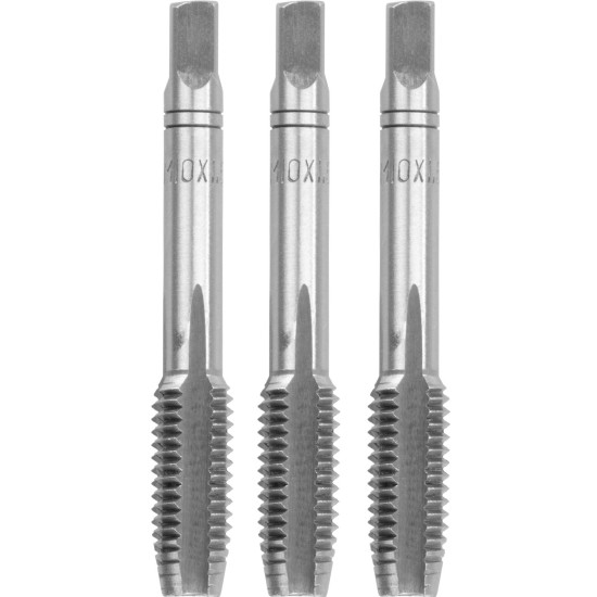 Метчик Strend Pro, M10, 1,5 мм, DIN352, уп. 3 шт