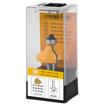 Фреза по дереву Strend Pro YC2404, D38,40 H17,50 R6.35 B12,70 S12 мм