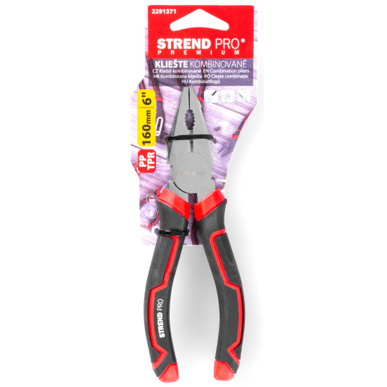 Tangid Strend Pro Premium ComfortGrip DL410, 160 mm, kombineeritud