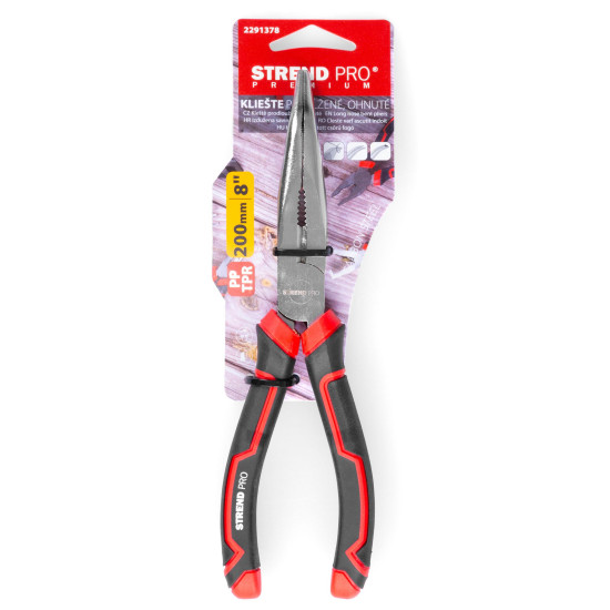 Клещи Strend Pro Premium ComfortGrip DL413, 200 мм, с загнутым кончиком Клещи Strend Pro Premium ComfortGrip DL413, 200 мм, с загнутым кончиком