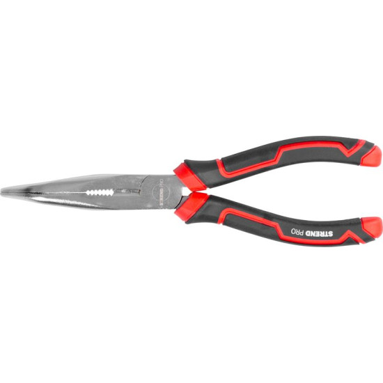 Клещи Strend Pro Premium ComfortGrip DL413, 200 мм, с загнутым кончиком Клещи Strend Pro Premium ComfortGrip DL413, 200 мм, с загнутым кончиком