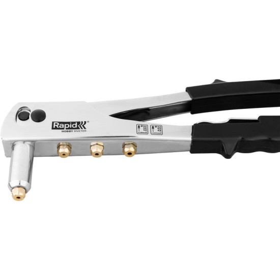RAPID RP09 riveting pliers, for aluminum rivets, integrated wrench, soft handle