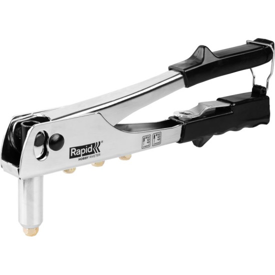 RAPID RP09 riveting pliers, for aluminum rivets, integrated wrench, soft handle