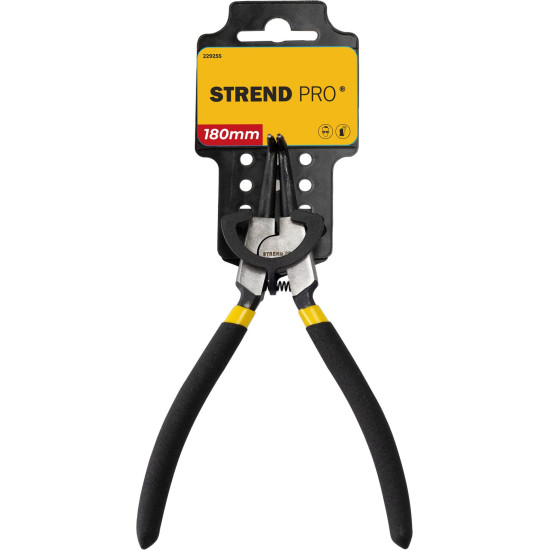 Pliers for ring-locks Strend Pro, 180mm bent outward Pliers for ring-locks Strend Pro, 180mm bent outward