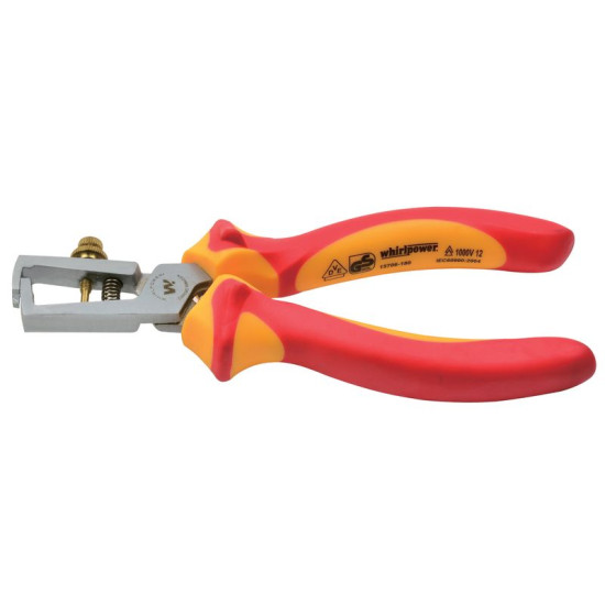 Insulated wire pliers Whirlpower 180mm, diameter 6mm, DIN5743, VDE 1000V,GS