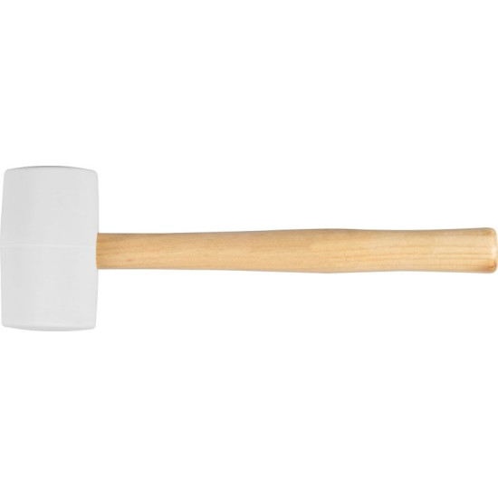 Kummist haamer, valge 680 g Strend pro, puidust käepide