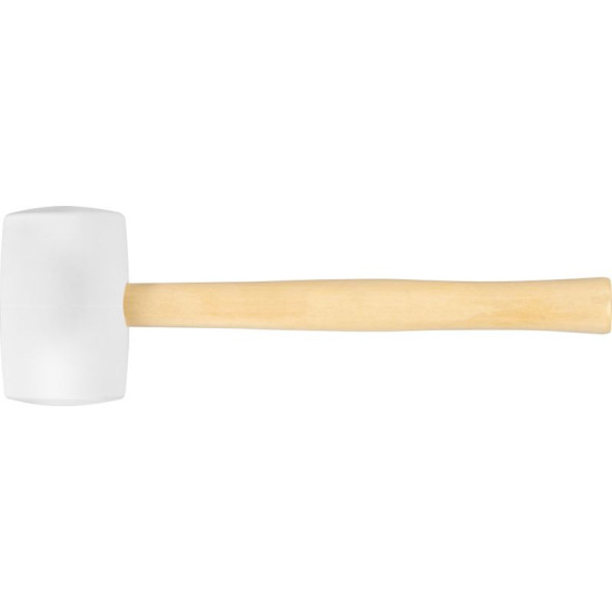 Rubber mallet whitehead 900 g Strend Pro, wooden handle Rubber mallet whitehead 900 g Strend Pro, wooden handle