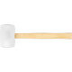 Rubber mallet whitehead 900 g Strend Pro, wooden handle Rubber mallet whitehead 900 g Strend Pro, wooden handle