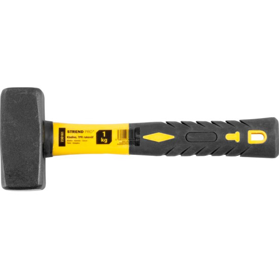 Stonning hammer 1000g Strend Pro, fibreglass handle 25,5cm with TPR grip Stonning hammer 1000g Strend Pro, fibreglass handle 25,5cm with TPR grip