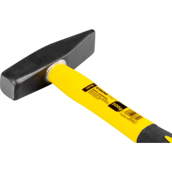Machinist hammer 0500 g, Strend Pro, fibreglass handle with TPR grip Machinist hammer 0500 g, Strend Pro, fibreglass handle with TPR grip