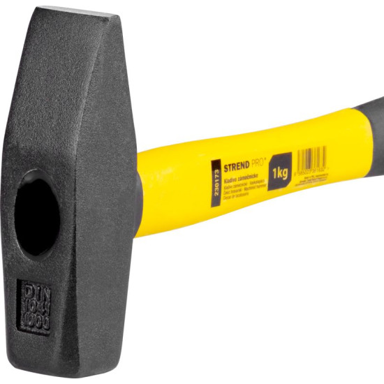 Machinist hammer 1000 g, Strend Pro, fibreglass handle with TPR grip Machinist hammer 1000 g, Strend Pro, fibreglass handle with TPR grip