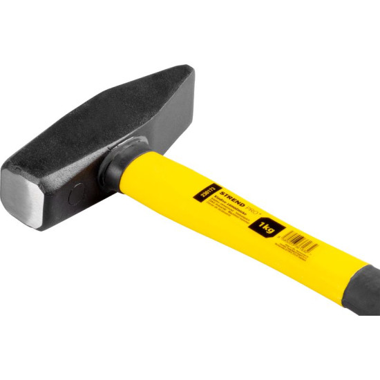 Machinist hammer 1000 g, Strend Pro, fibreglass handle with TPR grip Machinist hammer 1000 g, Strend Pro, fibreglass handle with TPR grip