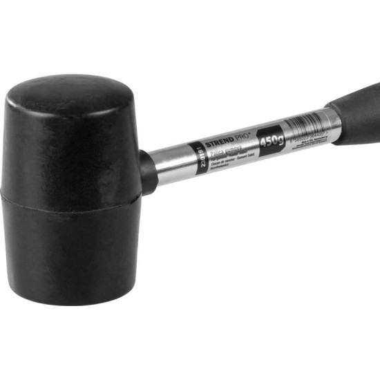 Rubber hammer 450 g Strend Pro, metal handle Rubber hammer 450 g Strend Pro, metal handle