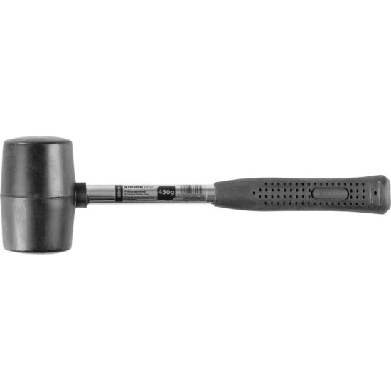 Rubber hammer 450 g Strend Pro, metal handle Rubber hammer 450 g Strend Pro, metal handle
