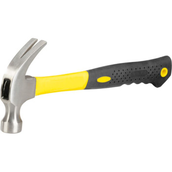 Claw hammer 450 g Strend Pro, fibreglass handle with TPR grip