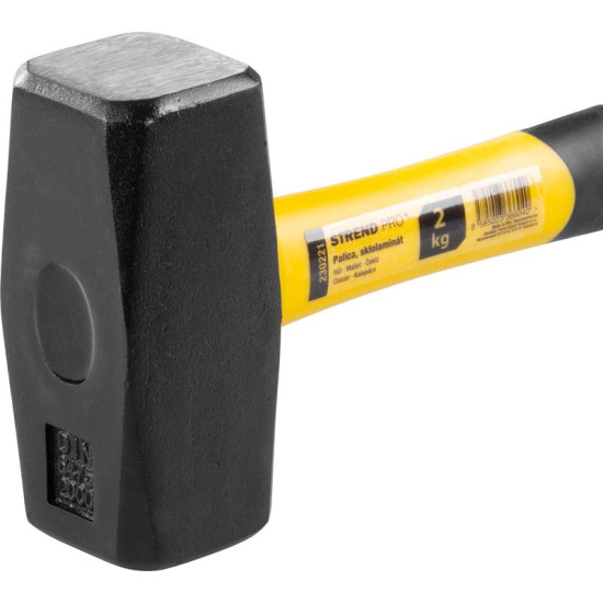 Stonning haamer 2000g Strend Pro, klaaskiust käepide 30cm TPR käepidemega