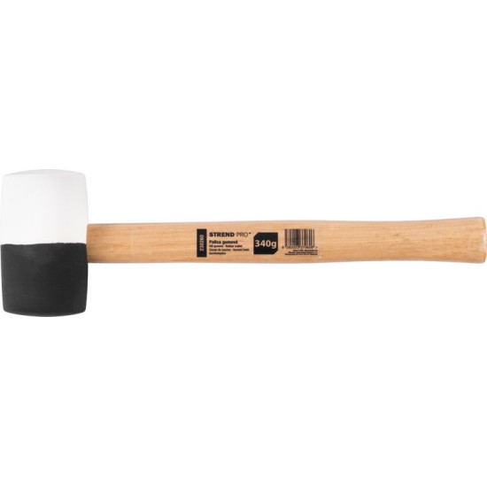 Kummist haamer Strend pro 340 g, puidust käepide