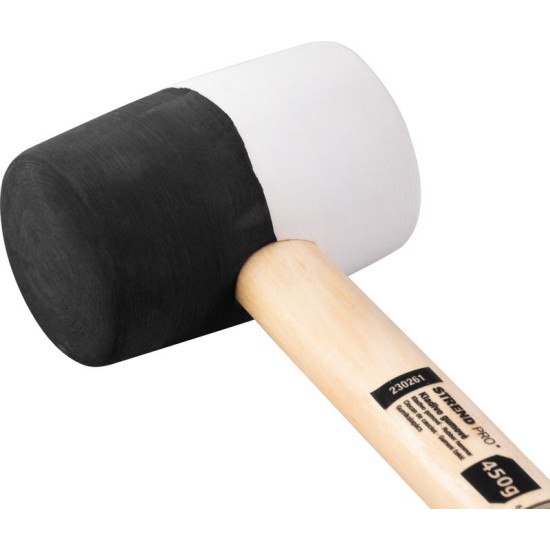 Kummist haamer Strend pro 450 g, puidust käepide