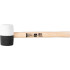 Rubber hammer 450g Strend Pro, wooden handle