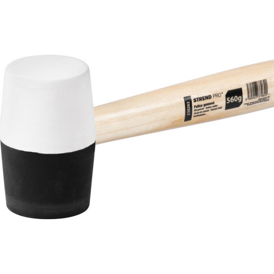 Kummist haamer Strend pro 560 g, puidust käepide
