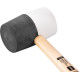 Rubber hammer 910g Strend Pro, wooden handle Rubber hammer 910g Strend Pro, wooden handle