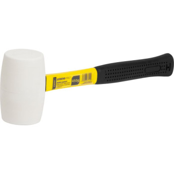 Kummist haamer, valge 450 g Strend Pro, metallist käepide Kummist haamer, valge 450 g Strend Pro, metallist käepide