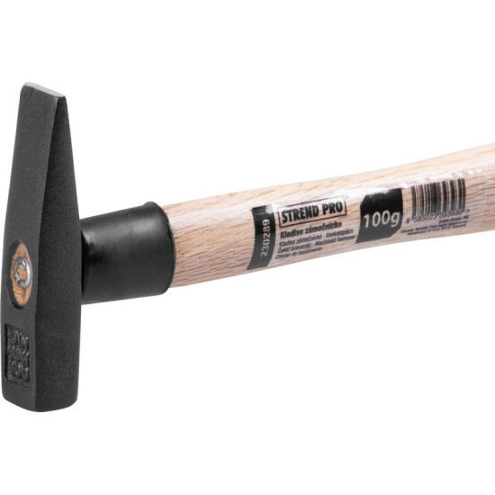Machinist hammer 100g Strend Pro, wooden handle, PROFI