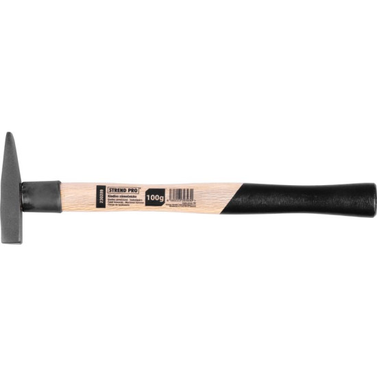 Machinist hammer 100g Strend Pro, wooden handle, PROFI