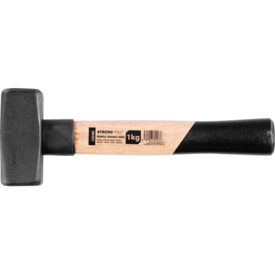 Stonning hammer 1000g Strend Pro, wooden handle Stonning hammer 1000g Strend Pro, wooden handle