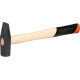 Machinist hammer 300g Strend Pro Premium, Hickory wooden handle, PROFI