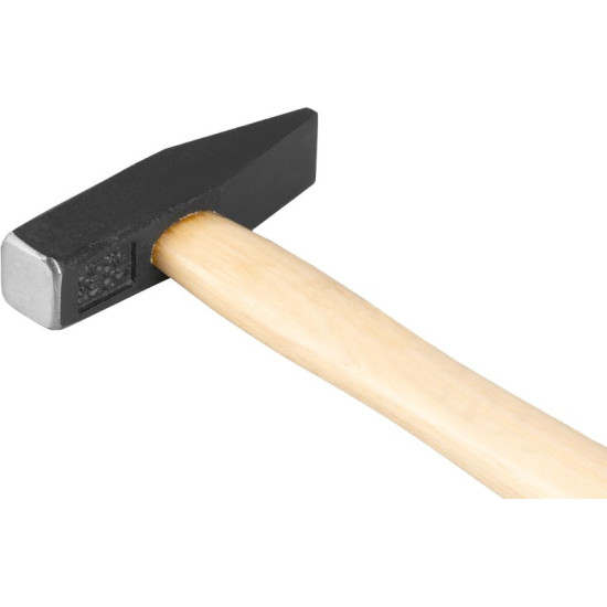 Machinist hammer 300g Strend Pro Premium, Hickory wooden handle, PROFI