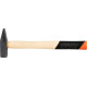 Machinist hammer 300g Strend Pro Premium, Hickory wooden handle, PROFI