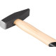 Machinist hammer 500g Strend Pro Premium, Hickory wooden handle, PROFI